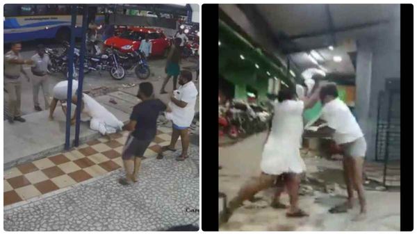 தாராபுரத்தில் தாறுமாறாக சண்டை.. வேட்டியை கிழித்து மோதிக்கொண்ட பாஜக -இந்து மக்கள் கட்சி நிர்வாகிகள்!