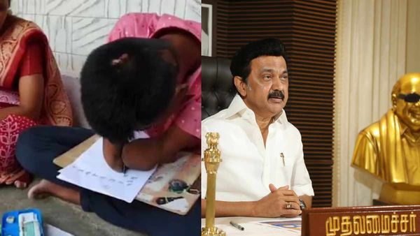 கைகள் இழந்தாலும் நம்பிக்கை இழக்காத மாணவன்.. ஆதரவாக வந்த ஸ்டாலின்.. உதவி செய்வதாக அறிவிப்பு