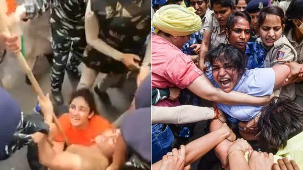 களேபரமான டெல்லி! நியாயம்கோரி போராடிய மல்யுத்த வீரர், வீராங்கணைகள் மீது 7 பிரிவுகளில் வழக்கு!