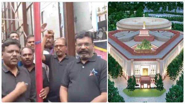 புதிய நாடாளுமன்ற கட்டிடம் திறப்பு- கறுப்பு கொடி ஏற்றி கறுப்பு தினம் கடைபிடித்த திருமாவளவன்!