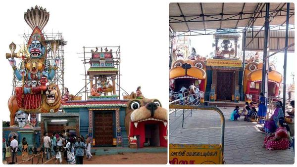 1008 லிட்டர் பால், 108 கிலோ மஞ்சள் குங்குமம்..பிரத்யங்கிரா தேவிக்கு 24 மணி நேரம் மகா அபிஷேகம்