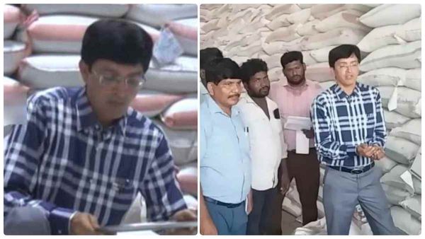 ராதாகிருஷ்ணன் ஐஏஎஸ்ஸை ஏமாற்ற முடியுமா? பதுக்கலைனு சொன்னா நம்புவாரா? மூட்டை மீது ஜம்ப் செய்து ஆய்வு