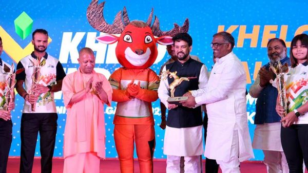 இளைஞர்கள் நலனே முதன்மையானது.. விளையாட்டு போட்டிக்கான லோகோவை வெளியிட்டு யோகி ஆதித்யநாத் பேச்சு 