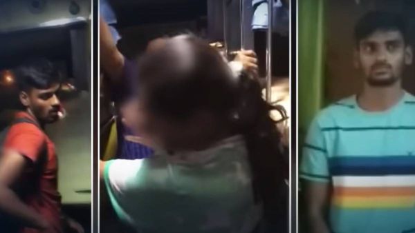 ஸ்லீப்பர் பஸ்சில்.. காதலி இருக்கும்போதே வேறு ஒரு பெண்ணிடம் சில்மிஷம்.. தர்ம அடி கொடுத்த பயணிகள்