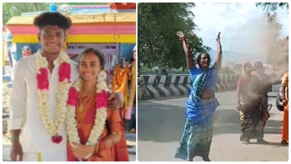 காதல் திருமணம் செய்த மகள் மீது மண்ணை அள்ளி வீசி சாபமிட்ட தாய்.. காவல் நிலையத்தில் கதறல்