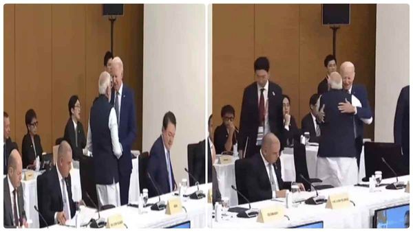 இந்திய பிரதமர் எங்கே? பூரித்த முகத்தோடு தேடிவந்த ஜோபைடன்! ஆரத்தழுவிய மோடி! ஜப்பானில் நெகிழ்ச்சி