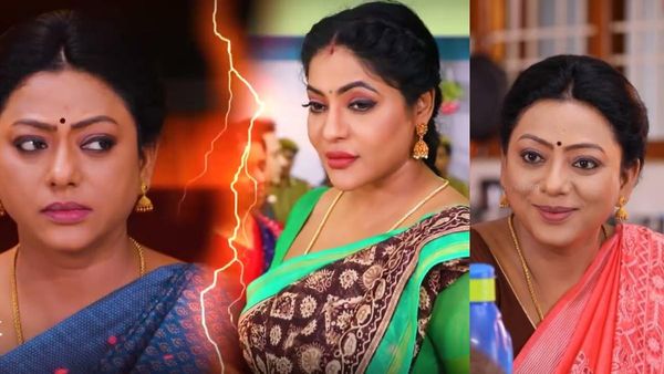 ராதிகாவின் கழுத்தை பிடித்து வெளியே தள்ளிய ஈஸ்வரி.. போலீஸுடன் வரும் மயூவின் பாட்டி.. அதிர்ந்த கோபி