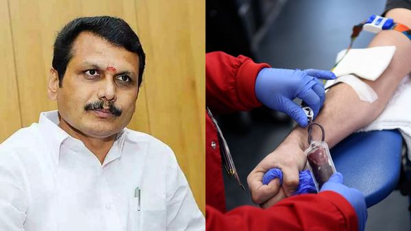 செந்தில்பாலாஜி பூரண நலம் பெறணும்! பிரச்சனைகள் தீரணும்! கரூரில் ரத்த தானம் செய்த ஆதரவாளர்கள்!