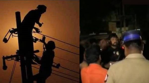 இரவு நேர மின்தடை..புழுக்கத்தில் தவிக்கும் மக்கள்..மின்வாரியம் முற்றுகை..அம்பத்தூரில் சாலை மறியல்