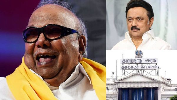 முன்னாள் முதல்வர் கருணாநிதி 100வது பிறந்தநாள்:நினைவிடத்தில் முதல்வர் ஸ்டாலின் மரியாதை செலுத்துகிறார்