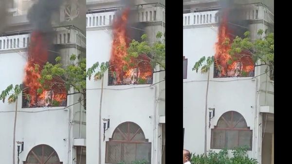 சென்னையில் திடீரென கட்டிடத்தில் மளமளவென பற்றிய தீ.. பதறிய மக்கள்.. போராடி அணைத்த தீயணைப்பு வீரர்கள்!