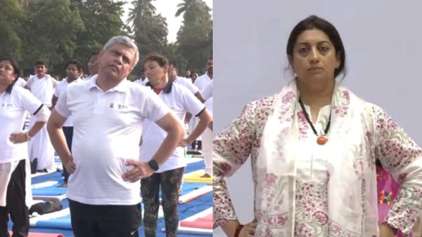 நாடு முழுவதும் யோகா தின கொண்டாட்டம்.. யோகாசன பயிற்சியில் ஈடுபட்ட அமைச்சர்கள்.. முக்கிய தலைவர்கள்!