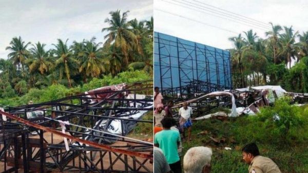 கோவை பேனர் விபத்தில் 3 பேர் பலியான சோகம்.. ஒப்பந்ததாரர் உள்பட 3 பேர் மீது கொலை வழக்கு பதிவு