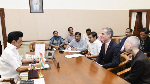 முதலமைச்சர் ஸ்டாலினை சந்தித்த அமெரிக்க நாட்டுத் தூதர்! தமிழ்நாட்டில் 400 அமெரிக்க நிறுவனங்கள்!