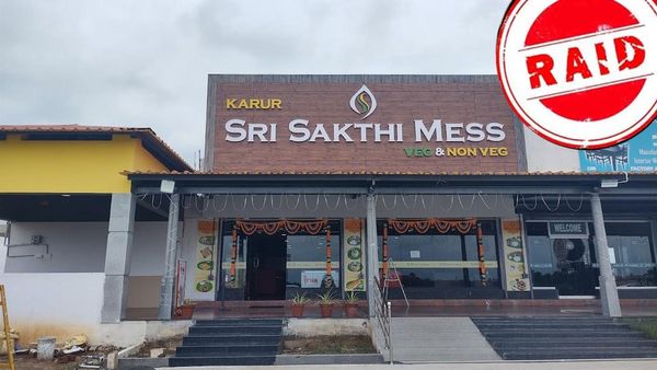 கரூர் சக்தி மெஸ் உரிமையாளர் கார்த்திக் வீட்டில் வருமான வரி சோதனை..சீல் வைக்கப்பட்ட அறை உடைப்பு