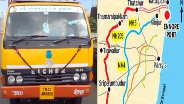 மீஞ்சூர் போறீங்களா.. தச்சூர் ரோட்டில் 