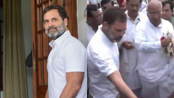 எதிர்க்கட்சிகள் கூட்டத்தில் பங்கேற்க வந்த ராகுல்.. பாட்னாவில் காத்திருந்த தொண்டர்கள்.. உற்சாக வரவேற்பு