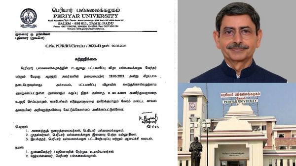 கருப்பு உடை கூடாதுன்னு சொன்னது யார்? பெரியார் பல்கலை. துணைவேந்தர், பதிவாளர் மீது போலீஸில் புகார்