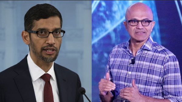 சத்யா நாதெல்லா vs சுந்தர் பிச்சை.. இந்தியர்களுக்கு இடையே நடக்கும் யுத்தம்! ஆரம்பித்த வார்த்தை மோதல்