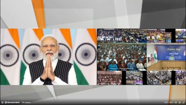 ரோஸ்கர் மேளா' திட்டம்! 70,000 பேருக்கு காணொலி வாயிலாக பணி ஆணைகளை வழங்கினார் பிரதமர் மோடி