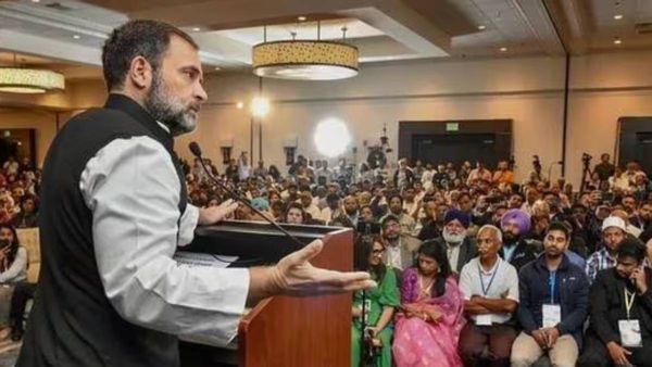 அமெரிக்காவில் ராகுல் கூட்டத்தில் காலிஸ்தான் தீவிரவாதிகள்! கையில் எடுத்த பாஜகவுக்கு காங். பதிலடி! 