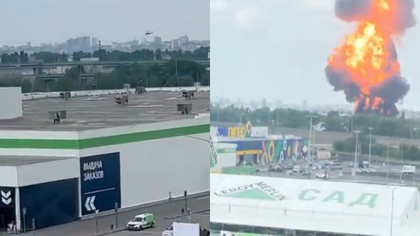 கூலிப்படை குழுவிற்கு பயந்து.. தனது எண்ணை கிடங்கை, தானே குண்டு போட்டு அழித்த ரஷ்யா.. ஷாக் வீடியோ