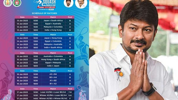 விளையாட்டுத்துறை அமைச்சரான பிறகு ‘மாஸ்’ சம்பவம்.. ஸ்குவாஷ் உலக கோப்பை போட்டிகளை காண உதயநிதி அழைப்பு!