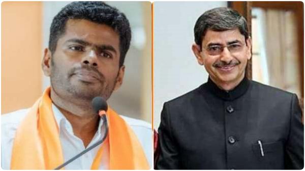 தமிழக ஆளுநர் ஆர்.என்.ரவியை சந்தித்தார் அண்ணாமலை.. கையோடு கொண்டு போன இரு ஃபைல்கள் என்ன?