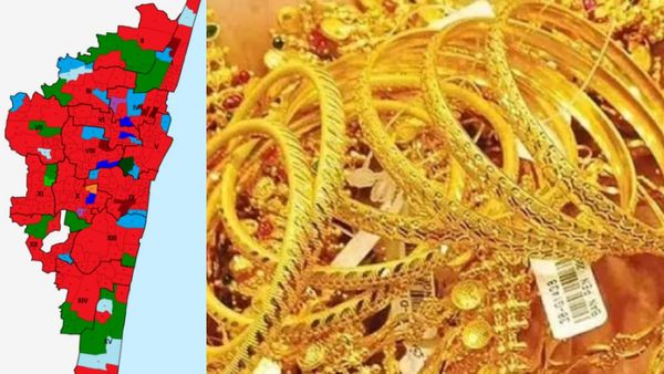 உச்சாணிக்கு சர்ரென ஏறிய தங்கம்... ஒரே நாளில் உயர்ந்த தங்கம் + வெள்ளி விலை..அப்படியே விக்கித்த சென்னை