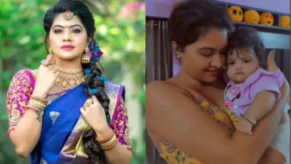 கையில் குழந்தையோடு நடிகை ரச்சிதா உருக்கம்.. 
