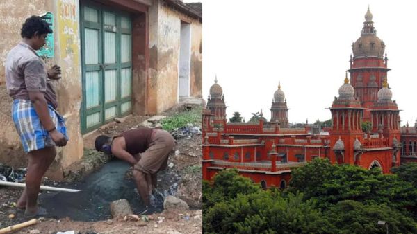 பாதாள சாக்கடைகள் சுத்தப்படுத்தும் பணியில் மனிதர்கள் .. சென்னை உயர்நீதிமன்றம் முக்கிய விளக்கம்