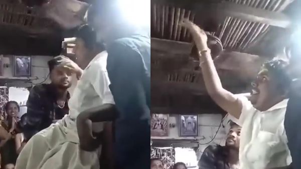 விசித்திரமா இருக்கே..! ஓடுற ஃபேனை ஒற்றை கையால் நிறுத்தி அருள்வாக்கு சொல்லும் சீலிங் ஃபேன் சாமியார்!