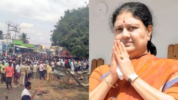 சிதறிய உடல்கள்.. கிருஷ்ணகிரி வெடிவிபத்தில் 8 பேர் பலியானதற்கும் திமுக அரசே காரணம் - சசிகலா ஆவேசம்