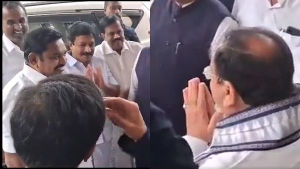 நமஸ்தே பழனிசாமி ஜி.. வாசல் வரை வந்து நின்று வரவேற்ற ஜே.பி.நட்டா! எடப்பாடி முகமெல்லாம் பூரிப்பு!