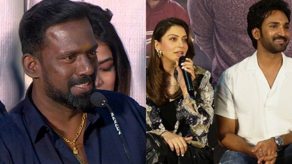 காலில் விழுந்து கெஞ்சினேன்.. காலை தடவ ஹன்சிகா விடவே இல்லை.. ரோபோ சங்கர் சர்ச்சை பேச்சு