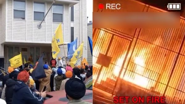 காலிஸ்தான் தீவிரவாதிகள் நாடு கடந்து தொடர் அட்டூழியம்- அமெரிக்காவில் இந்திய தூதரகத்துக்கு தீ வைப்பு!