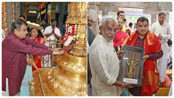 ஏழுமலையானை தரிசித்த நிதின் கட்கரி.. திருப்பதியில் ரூ.2900 கோடியில் தேசிய நெடுஞ்சாலைகள்.. பலே திட்டம்