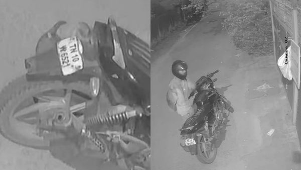 இவ்ளோ சீப்பா நடந்துகிறாரே.. அதிகாலையில் பைக்கில் வரும் நபர் ஒரு வீட்டு வாசலில் என்ன செய்றாரு பாருங்க