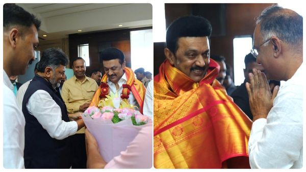 பாஜகவுக்கு இங்கு நடந்ததை நாடு முழுக்க பிரதிபலிப்போம்.. கர்நாடகா மண்ணில் கால் வைத்த ஸ்டாலின் ட்வீட்!