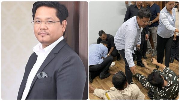 மேகாலயாவில் பதற்றம்.. முதல்வர் வீட்டை சுற்றி வளைத்த கலவரக்காரர்கள்.. 5 போலீஸார் காயம்