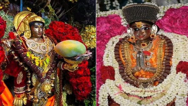 காரைக்கால் மாங்கனி திருவிழா.. சிவனுக்கு படையலிட்ட பக்தர்கள்.. பிள்ளை வரம் தரும் பிரசாதம்