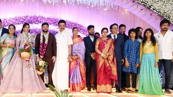 மைத்துனர் மகன் திருமணம்! நேரில் சென்று வாழ்த்திய முதலமைச்சர் ஸ்டாலின்! உறவுகள் ஒன்றுகூடல்!