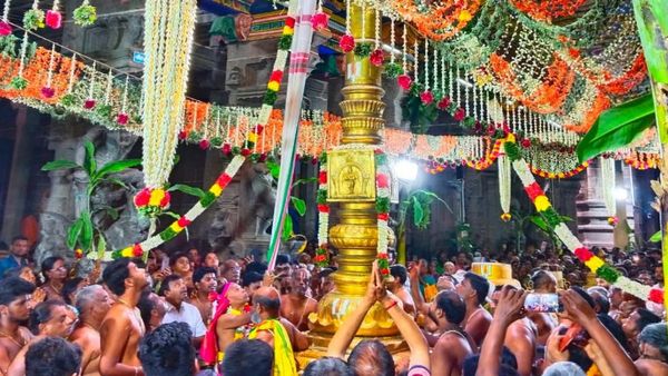 சூடிக்கொடுத்த சுடர்கொடி.. ஆண்டாள் அவதரித்த ஆடிப்பூரம்.. ஸ்ரீவில்லிபுத்தூரில் திருவிழா கோலம்