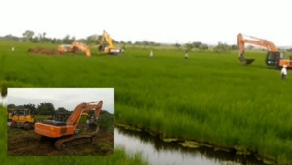 விடிவதற்குள் பசும் வயல்களில் இறங்கிய NLC பொக்லைன் இயந்திரங்கள்.. போலீசார் குவிப்பு.. கடும் பதற்றம்!