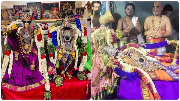 ஆடிப்பூரம்.. ஸ்ரீவில்லிபுத்தூர் ஆண்டாளுக்கு பட்டு வஸ்திரம் பரிசாக அளித்த ஸ்ரீரங்கம் ரங்கநாதர்