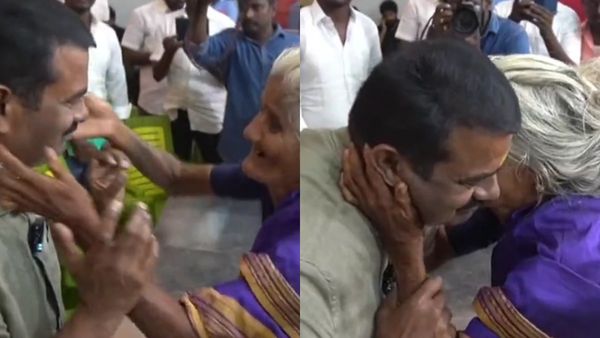 என் தங்க மகனே நீ ஜெயிக்கணும்! சீமானை கட்டித்தழுவி முத்தமிட்டு கலங்கிய பாட்டி! நெகிழ்ந்த நிர்வாகிகள்