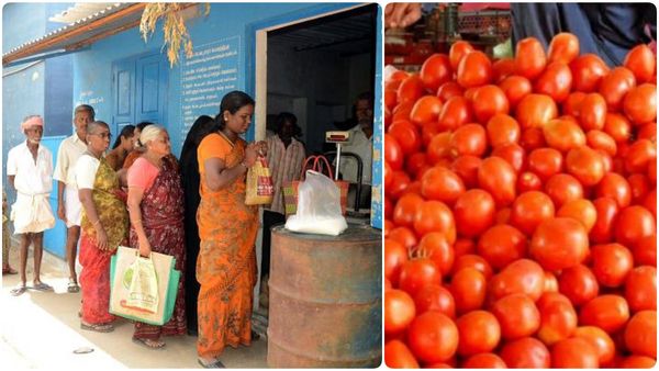 தக்காளி.. தக்காளி.. ரேஷன் கடைகளில் நடந்த சம்பவம்.. அதிகாலையிலேயே இப்படியா.. ப்பா ஷாக்!
