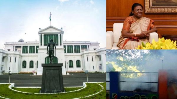 ஆளுநர் மாளிகை அருகே திடீர் தீ.. ஜனாதிபதி திரௌபதி முர்மு தங்கியிருக்கும்போது தீ விபத்தால் பரபரப்பு!