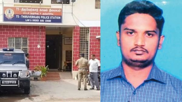 சென்னையில் பின்னால் வந்த எமன்.. சிதறிக்கிடந்த எஸ்ஐ மகன், பெண் உடல்.. கொத்தி தின்ற காகங்கள்