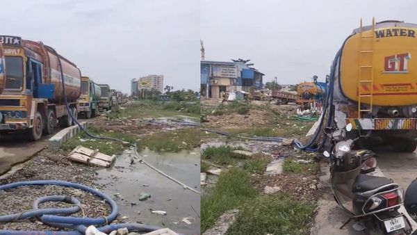 சென்னை பல்லாவரம் துரைப்பாக்கம் சாலையிலா இப்படி? தண்ணீர் லாரிகள் குறித்து திடுக்கிடும் வீடியோ